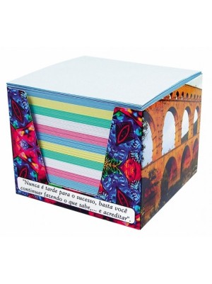 BLOCO PAPEL COLORIDO - 700FLS - TAMOIO