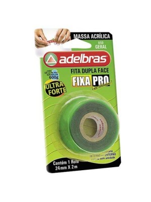 DUPLA FACE VHB 24MM X 2M ADELBRAS